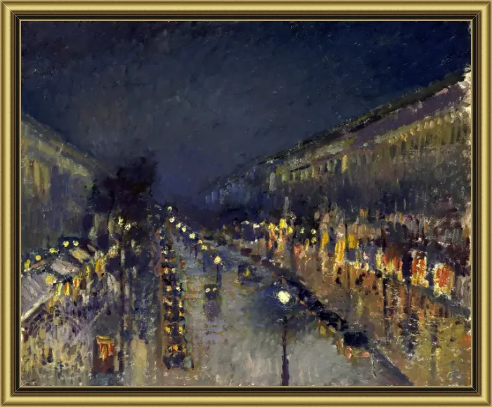 TÂM –/CẢM THỨC THƠ TÂN HÌNH THỨC VIỆT https://www.1st-art-gallery.com/Camille-Pissarro/Boulevard-Montmartre-Night-Effect.html