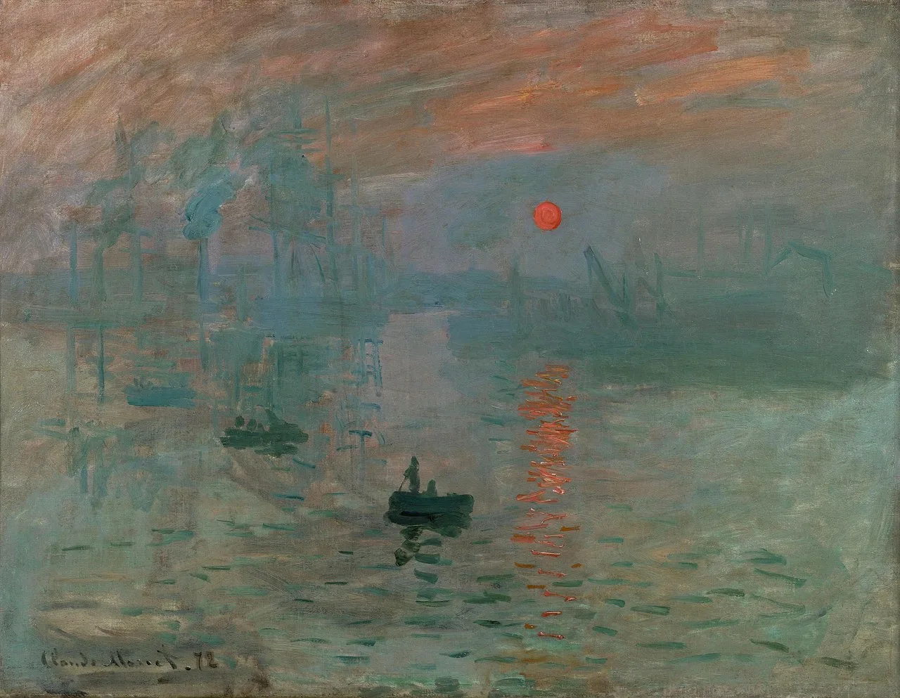 TUẦN THƠ 2: LẠI KỂ VỀ CON SÓI CÁI "Sunrise" by Claude Monet