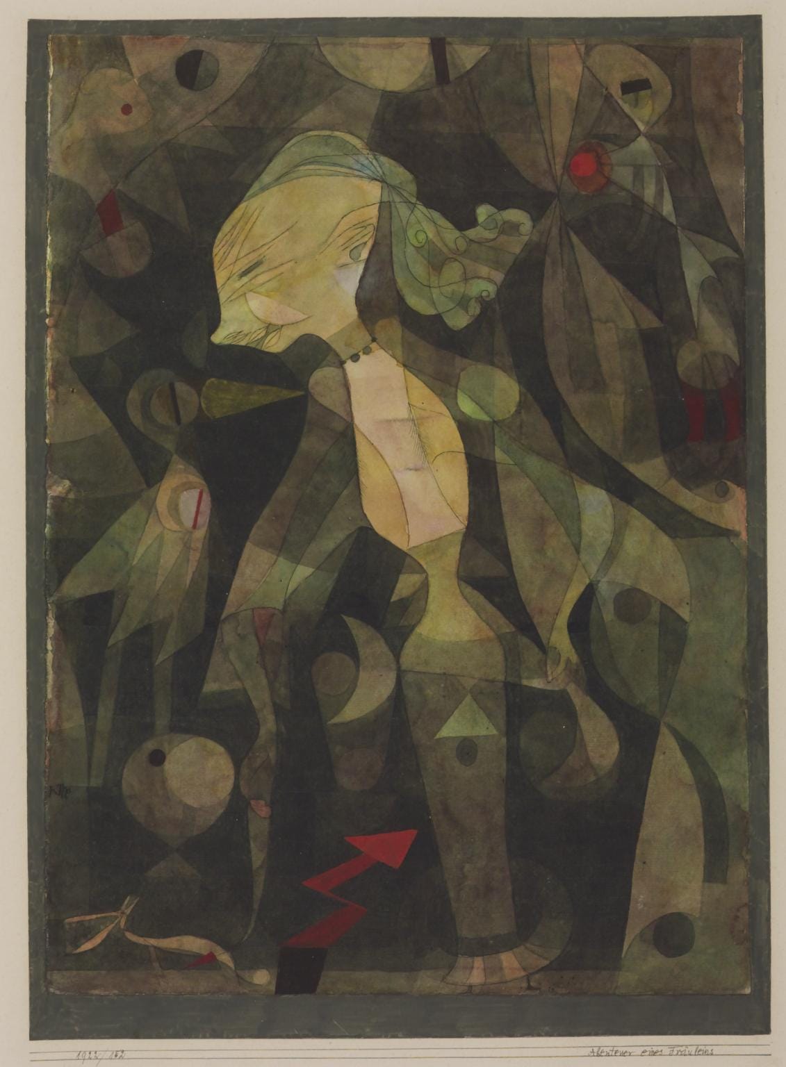 THƠ PHẠM QUYÊN CHI Paul Klee, A Young Lady’s Adventure (1922)