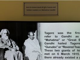 Rabindranath Tagore và Mahatma Gandhi là hai người khổng lồ có ảnh hưởng về mặt trí tuệ và tinh thần đã định hình nên Ấn Độ hiện đại. (Ảnh: Shutterstock)