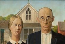 TUẦN THƠ 64: TUỔI GIÀ By Grant Wood - Art Institute of Chicago: online database: entry 6565