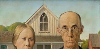 TUẦN THƠ 64: TUỔI GIÀ By Grant Wood - Art Institute of Chicago: online database: entry 6565