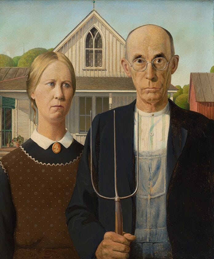 By Grant Wood - Art Institute of Chicago: online database: entry 6565